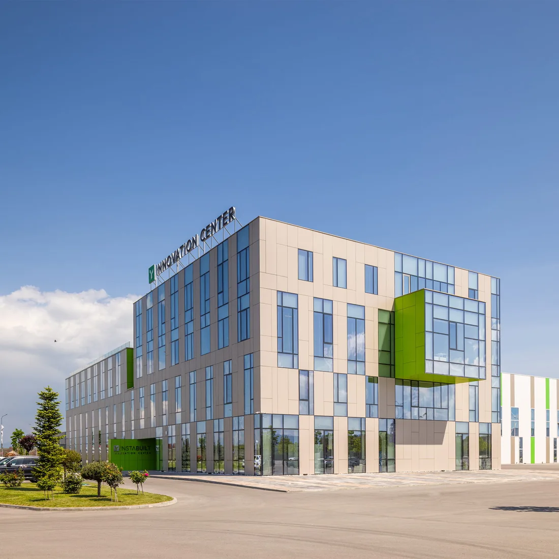 Architectural visualization of the Innovation Center