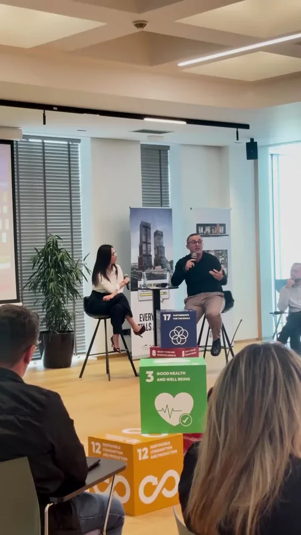 Speakers presenting the pre-certification hub at the Center