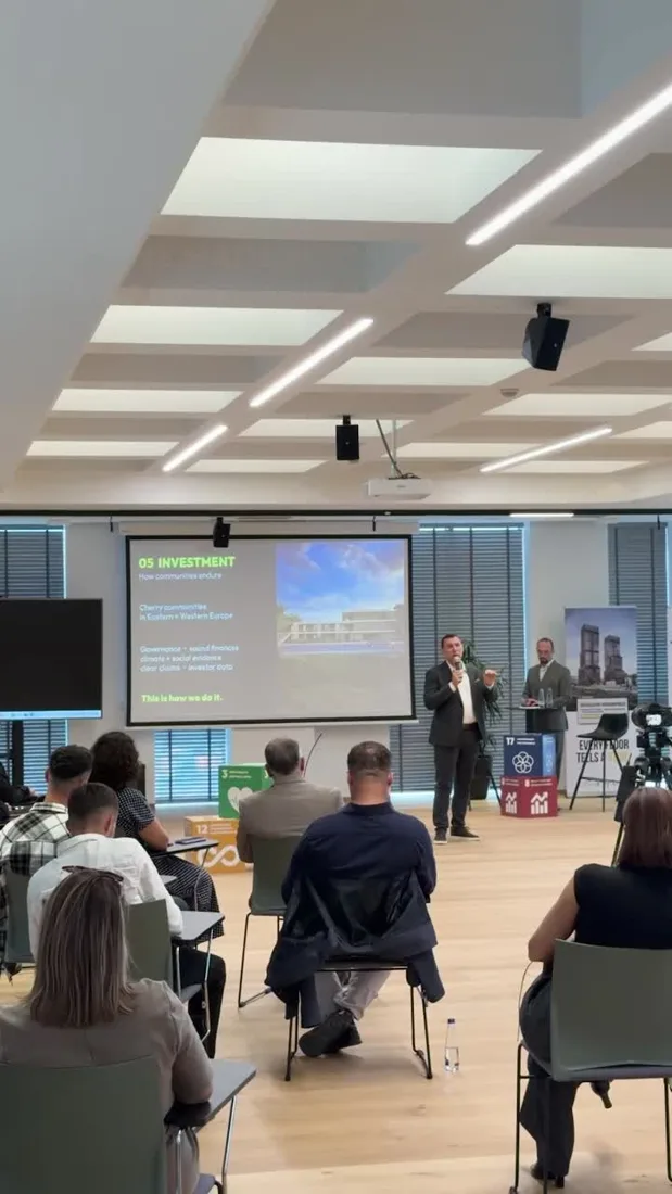 Mentor Pllana speaking about the value ecosystem